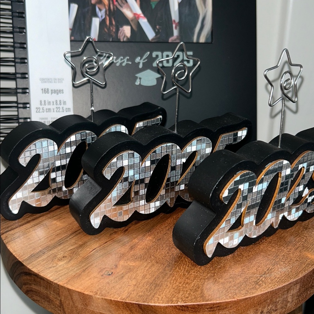 Recollections Black Class of 2025 Photo Album and 3 photo stands